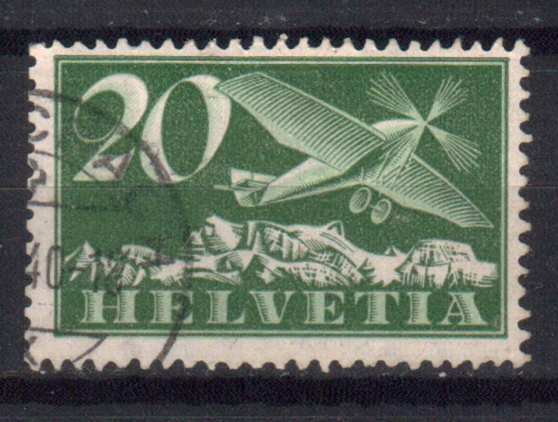 SWITZERLAND STAMPS, 1923. AIR Sc.#C4, USED