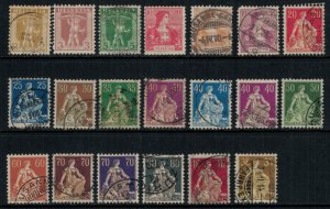 Switzerland #126-45  CV $57.75