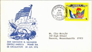 Salvador, Worldwide First Day Cover, Americana