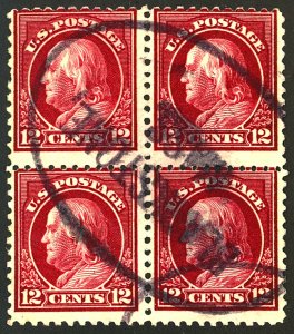 U.S. #512 USED BLOCK OF 4 