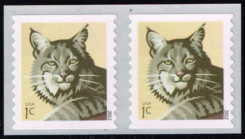 US #4672 Bobcat; MNH Pair (0.50)