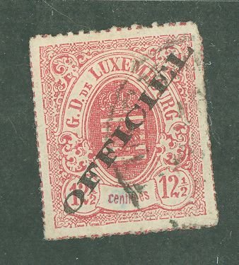 Luxembourg #O4 Used Single