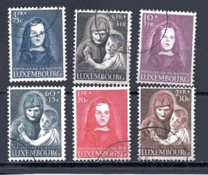 Luxembourg B156-B161 used