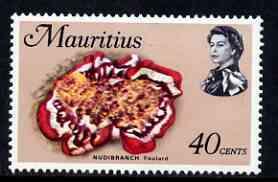 Mauritius 1969-73 Spanish Dancer 40c glazed paper (from d...