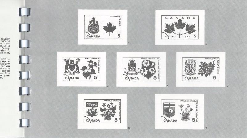 CANADA POST - MINIATURE ALBUM OF CANADIAN STAMPS (1972)