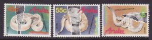 Aruba-Sc#50-2- id5-unused NH set-Reptiles-Snakes-1989-