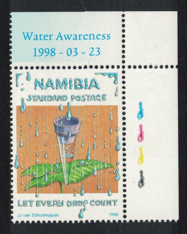 Namibia World Water Day 1v Corner SG#788