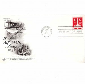 USA 1971 Sc C78 FDC Airmail First Day Cover Artcraft Cachet United States