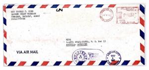 Philippines *Legaspi City* SACRED HEART MISSION Air Mail MIVA Cover 1982 CP4