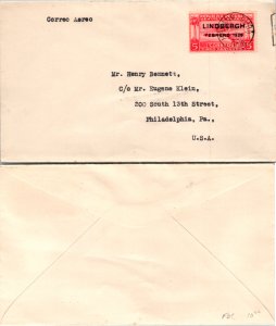 1928 Cuba Airmail to United States Using Lindburgh Issue ( Postal History ), ...