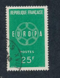 France 1959 Scott 929 used - Europa, Common design