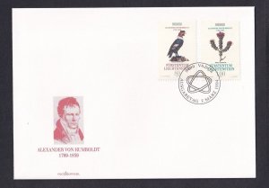 Liechtenstein   #1022-1023  FDC 1994  Europa .  von Humboldt