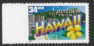 2002 34c Greetings from America, Hawaii Scott 3571 Mint F/VF NH