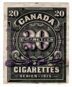 (I.B) Canada Revenue : Cigarette Duty Seal (20)