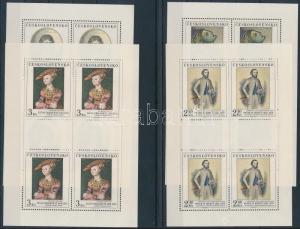 Czechoslovakia stamp Paintings mini sheet set MNH 1977 Mi 2413-2417 WS193647