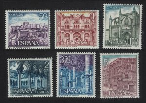 Spain Tourist Series 6v 1970 MNH SG#2040-2045