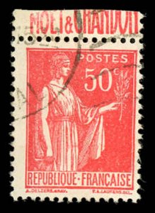 France 267 Used Advertisement Label - Type 1 - Moet