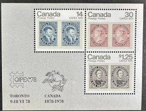 Canada #756a (754-756) MNH Souvenir Sheet CAPEX 1978 [R1220]