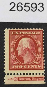 US STAMPS #375 MINT OG NH LOT #26593