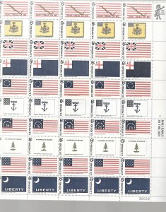 united States 1345-1356 Sheet MNH 1968 Historic Flags