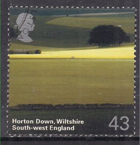 GB 2005 QE2 43p British Journey South West England Horton Down SG 2515 ( T451 )