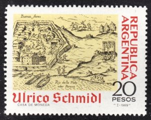 Argentina Scott 875 VF mint OG NH.  FREE...