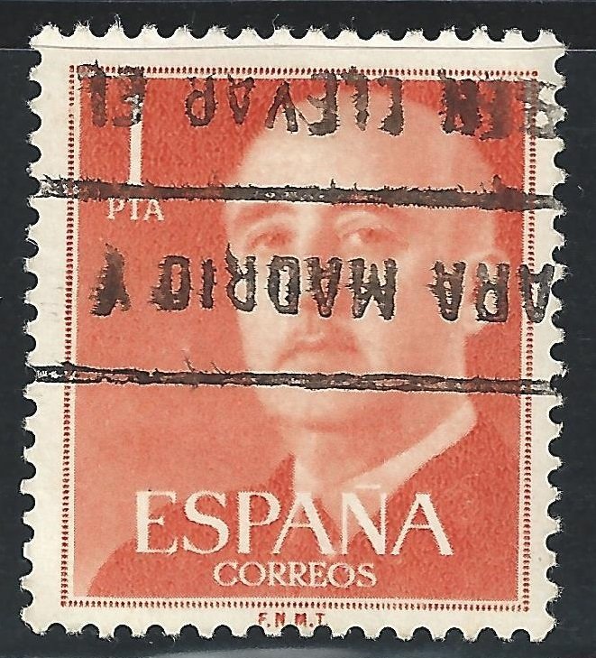 Spain #825 1p Gen Francisco Franco