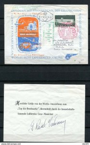 Austria 1957 FDC Erstag to USA Pan American Airline 11491