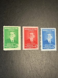 Cuba 438-440 MH