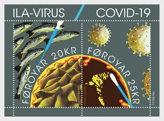 2021 Faroe Is - ILA/Covid 19 SS (Scott NA) MNH