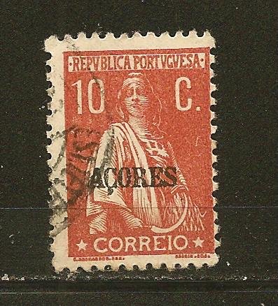 Azores 181 Ceres Overprinted Used