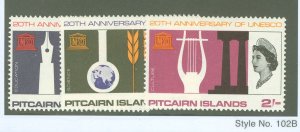 Pitcairn Islands #64-66  Single (Complete Set)