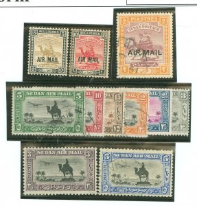 Sudan #C1-C3/C5-C10/C27-C28 Used Single