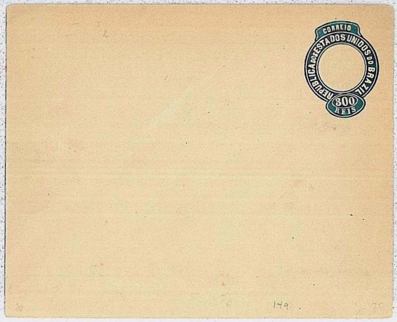 BRAZIL - Postal History : POSTAL STATIONERY COVER- RHM # EN 49