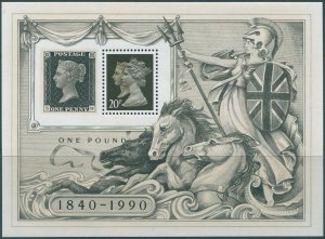 Great Britain 1990 SG1501 QEII Stamp World London MS MNH