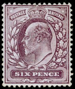 SG246 SPEC M32(3), 6d slate-purple (CHALKY), NH MINT. Cat £75.