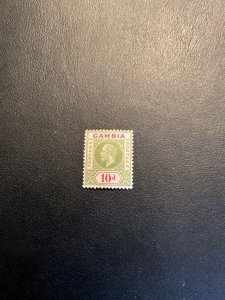 Stamps Gambia Scott #80 hinged