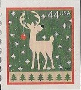 US 4429 Holiday Winter Holidays Reindeer 44c single MNH 2009