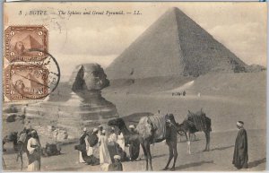 57286 - EEGYPT - POSTAL HISTORY: MAXIMUM CARD 1909 - Pyramids & Sphinx-