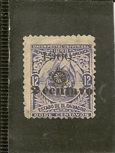 El Salvador Scott   237  Surcharge   Used  