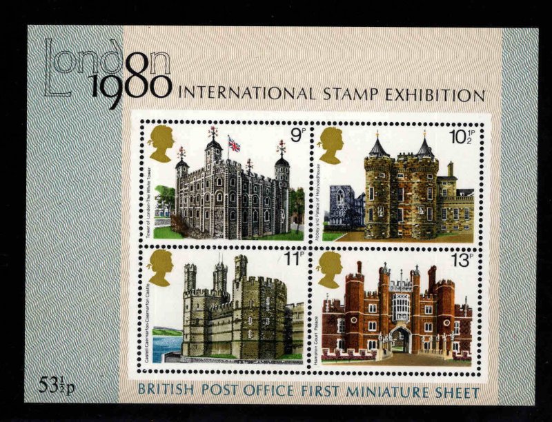 Great Britain Scott  834a MNH** London 1980 souvenir sheet