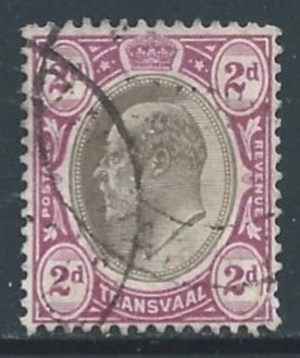 Transvaal #270 Used 2p Edward VII - Wmk. 3