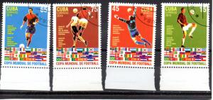 Cuba 5086-5089 used (CTO)