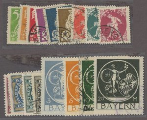 Bavaria #238-254 Used Single (Complete Set)