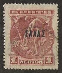 Crete Sc. 85 used.  1908.   (C449)
