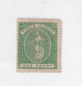 VIRGIN ISLANDS # 9 VF-MINT 1d CAT VALUE $84.50