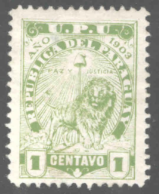 Paraguay Scott 84 MH* 1903