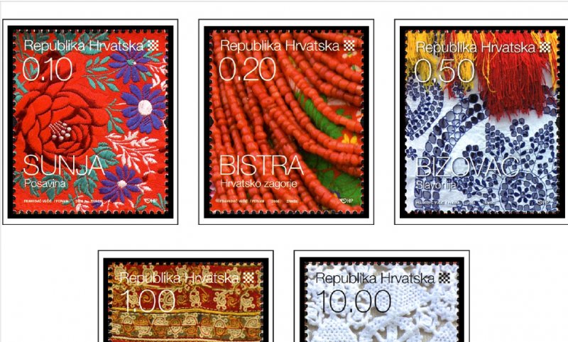 COLOR PRINTED CROATIA 1991-2010 STAMP ALBUM PAGES (111 illust. pages)