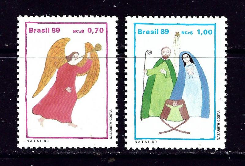 Brazil 2215-16 MH 1989 set