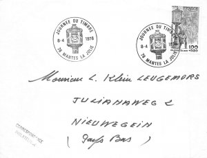 SA28c France 1978 Stamp Day, to Nieuwegein, FDC